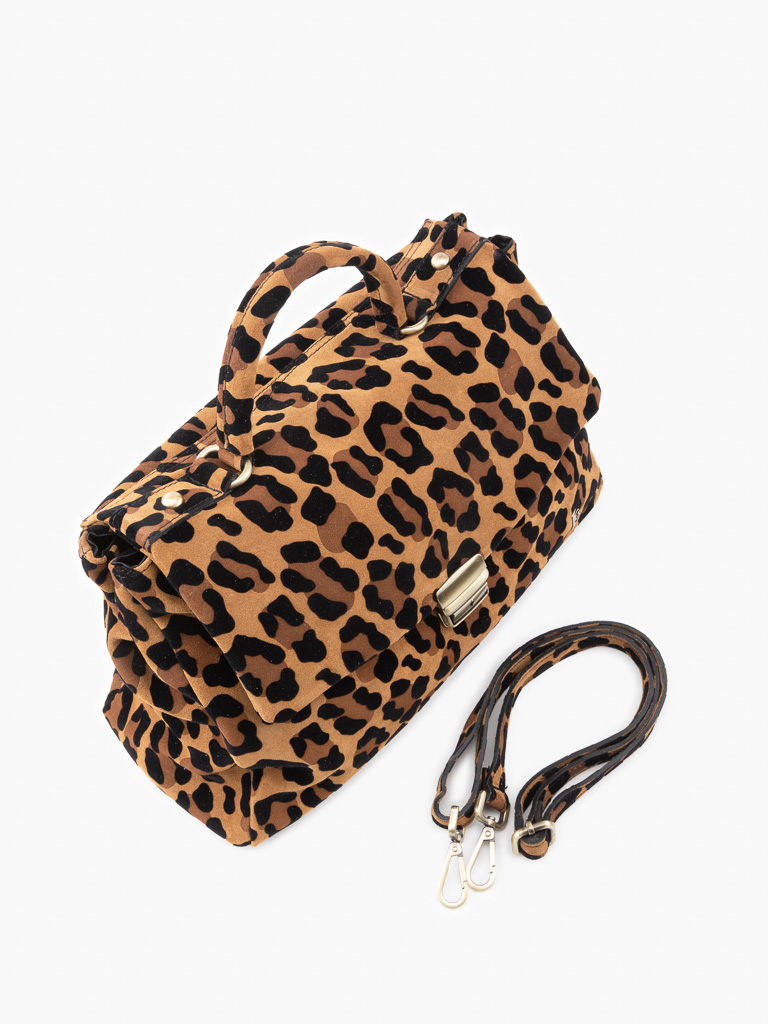 ALCIONE-LEOPARD SUEDE