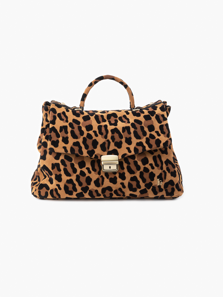 ALCIONE-LEOPARD SUEDE